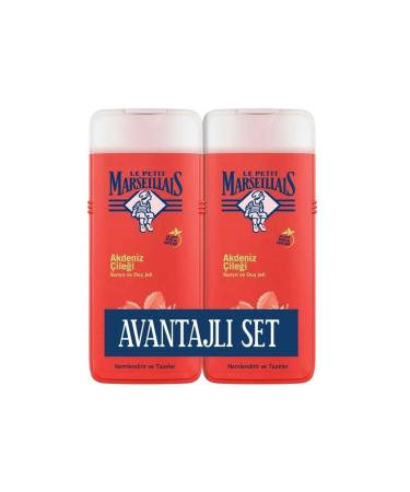 Le Petit Marseillais LE PETIT MARSE LLA S STRAWBERRY 2 PACK SHOWER GEL 400 ML