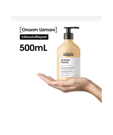 L'oreal Professionnel Absolut Repair Repairing Care Shampoo for Damaged Hair 500 ml - Buy Online on GoSupps.com