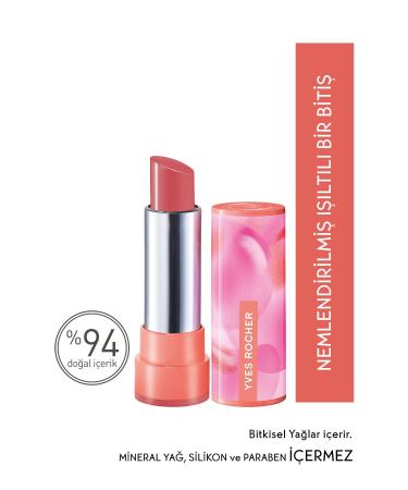 Yves Rocher Ultra Nourishing Shining Glow Lipstick-05 Poppy Red-64803