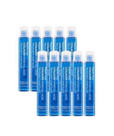 Farmstay Collagen Water Full Moist / Hair Care Serum Set for Damaged Hair 13 ml * 10 Pieces