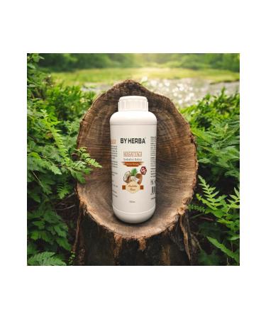 By Herba Coconut Aromatic Relaxing and Moisturizing Aromatherapy Massage Oil 1 Liter