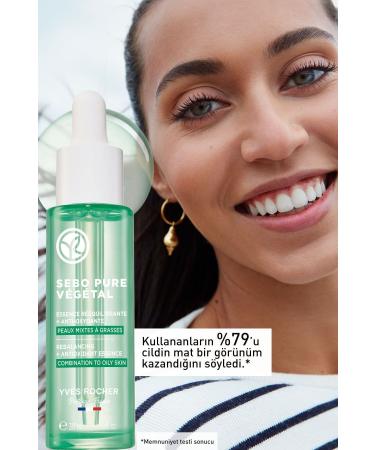 Yves Rocher Oil Balancing Skin Serum - Combination and Oily Skin / Sebo Pure Vegetal-81437 - Buy Online on GoSupps.com
