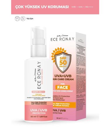 Ece Ronay Spf 50+ High Protection Moisturizing Face Sun Cream for All Skin Types 50 ML - Buy Online on GoSupps.com