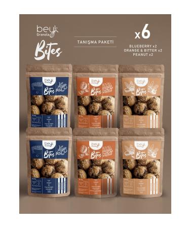 Beyk Bakery & Catering Beyk Granola Bites Introduction Package - 50g X6