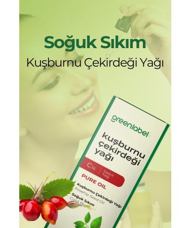 Green Label Rosehip Seed Oil Cold Pressed 0 Natural And Pure 20ml - Buy Online on GoSupps.com