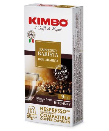 Kimbo Barista Armonia 100% Arabica Nespresso Compatible Capsule Coffee (Box of 10) (10 Boxes) - Buy Online on GoSupps.com