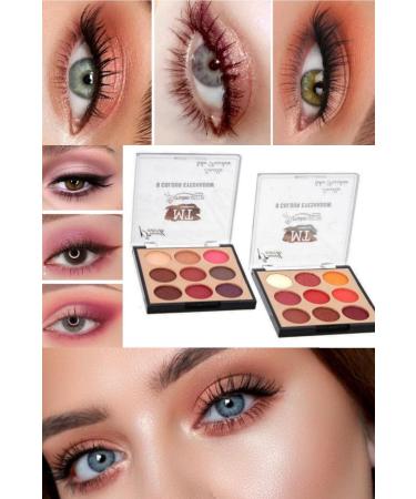 Utelips Sexy Color Kit Quality 9-Part Eyeshadow Professional Makeup Set 9-Part Colorful Eyeshadow Painting