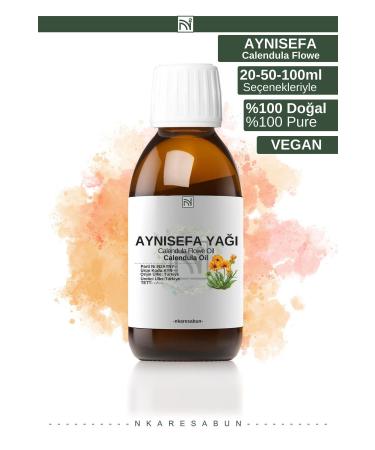 nkare Calendula Oil 0 Pure Natural Cold Pressed Oil 50 Ml