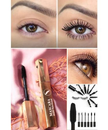 Utelips Women's Eyelash Extension Curling Black Mascara Makeup Professional Multi-Functional Mascara