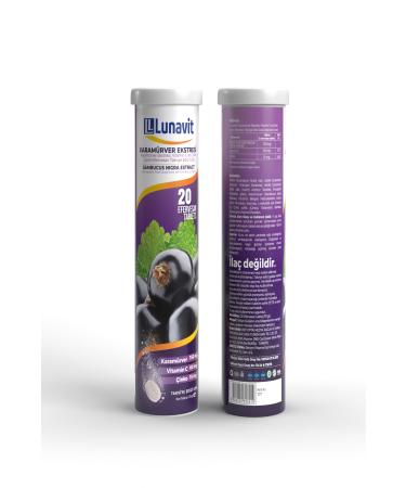 LUNAVIT KARAMURVER + VIT-C zinc containing 20 Effervescent TB - Buy Online on GoSupps.com