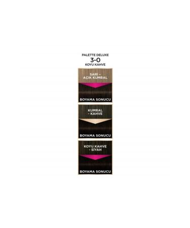 Palette Deluxe Oil Care Hair Dye 3.0 Dark Brown - Buy Online on GoSupps.com