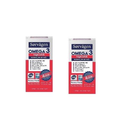 Sorvagen Omega 3 High Dha 50 Capsules X 2 Pieces