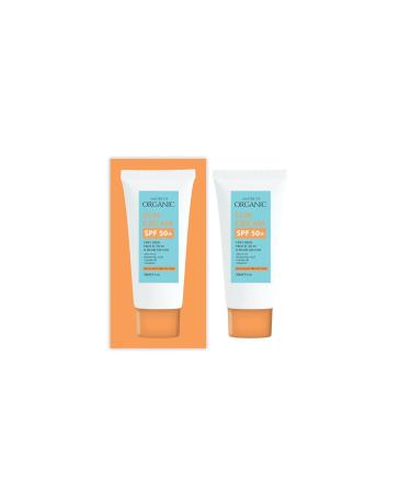 MASTER OF ORGANIC master of organic collagen Sun Cream Spf 50 + Pa +++ Collagen Hyaluronic Sun Cream 50 ML - Buy Online on GoSupps.com