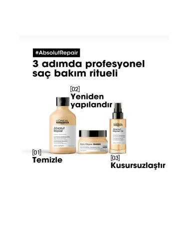 L'oreal Professionnel Absolut Repair Repairing Care Shampoo for Damaged Hair 500 ml - Buy Online on GoSupps.com