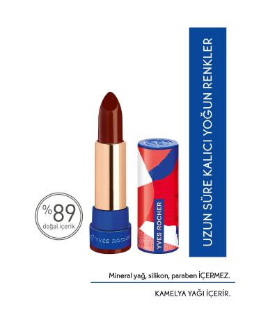 Yves Rocher Ultra Moisturizing Intense Color Satin Lipstick-08. Claret Brown-3.8 G-79145