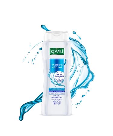 Komili Hydrating Micellar Shower Gel - Sensitive and Gentle Cleansing - Vegan - 500 ML - Buy Online on GoSupps.com