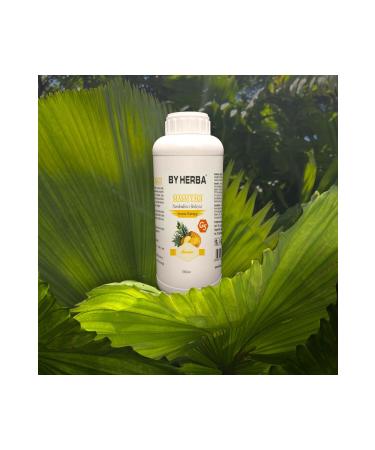 By Herba Pineapple Flavored Relaxing and Moisturizing Aromatherapy Massage Oil 1 Liter