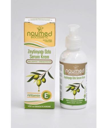 ElisaOtantik Natural Olive Oil Essence Face and Decollete Cream + Collagen Serum