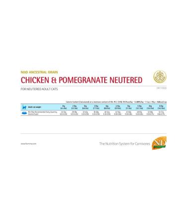 N & D ND Chicken and Pomegranate Low Grain Sterilized Cat Food 1.5kg - Buy Online on GoSupps.com