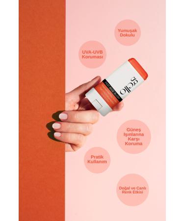 GELLO Moisturizing Stick Blush 50 Spf Peach Tone - Fast Base Blush - Buy Online on GoSupps.com