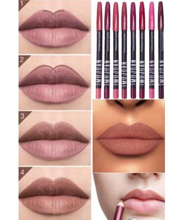 Utelips Full Lips Showing Pencil Set 12 Lip Pencil Professional Sexy Lip Full Pencil Set - Buy Online on GoSupps.com