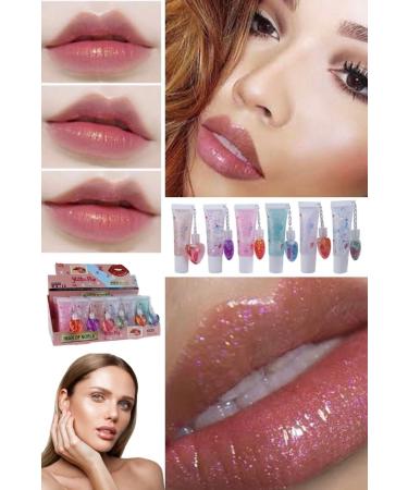 Utelips Lip Gloss Sexy Plump Glitter Lip Make Up Gloss Impressive Gel Heart Lips Sexy - Buy Online on GoSupps.com