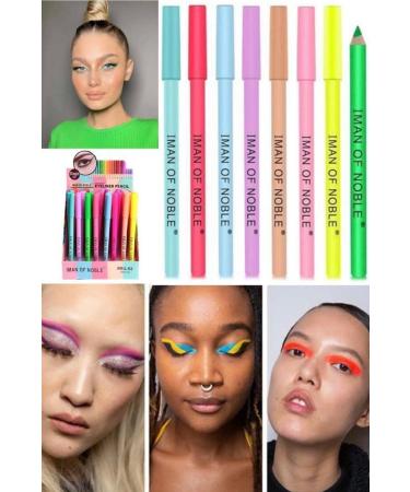 Utelips 8-Piece Colored Eyeliner Colored Highlighter Pencil Makeup Set 8 Piece Set for Colored Makeup - Buy Online on GoSupps.com