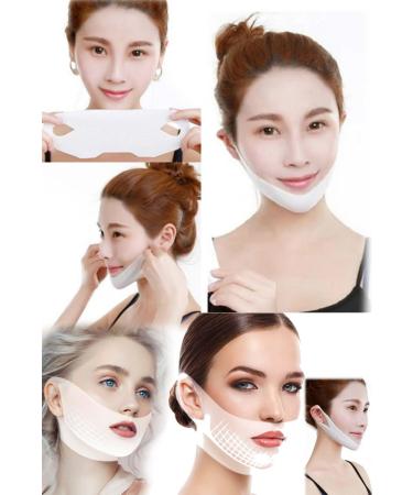 Utelips V Shape Lift Face Mask Ear Hanging Chin Cheek Sexy Look Natural Stretchy Method Unisex V Shape - Buy Online on GoSupps.com