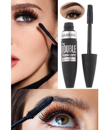 Utelips Eye Lash Professional Black Mascara Makeup Tool Make-up Eyelash Tool Stylish The Double Mascara Water