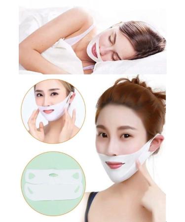 Utelips 3 Pieces Anti Wrinkle V Face Shaping Mask Belt Chin Cheek Lift Bandage Pro - Buy Online on GoSupps.com