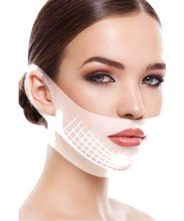 Utelips V Shape Lift Face Mask Ear Hanging Chin Cheek Sexy Look Natural Stretchy Method Unisex V Shape - Buy Online on GoSupps.com