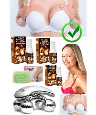 Utelips 4 Head Massager + 3 Pieces 100 Ml & Recovery 100 Ml Spray + Recovery Soap