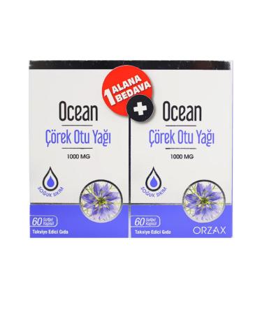 Ocean Black Cumin Oil 1000 mg 60 Capsules 2 Pack - Buy Online on GoSupps.com