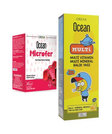 Ocean Microfer Oral Drops 30 ml + Ocean Multi Syrup 150 ml