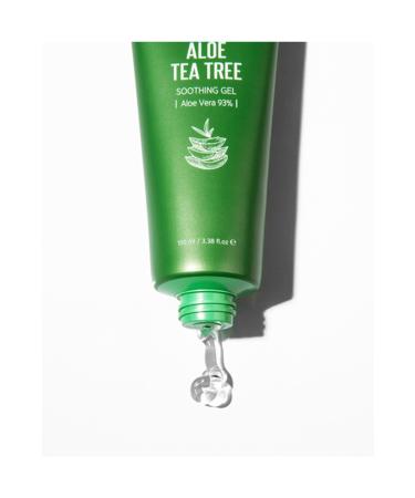 Nacific Aloe Tea Tree Soothing Gel - Soothing Aloe Vera Gel 100ml - Buy Online on GoSupps.com