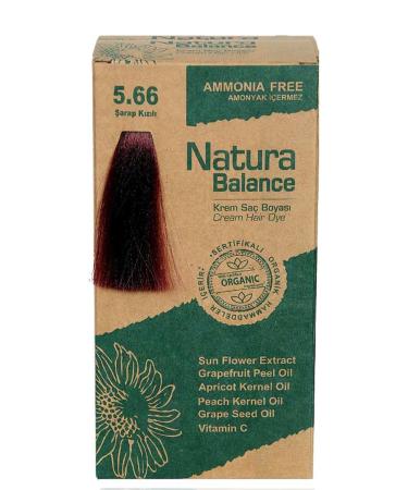 NATURABALANCE Hair Dye Organic Wine Red 5 66