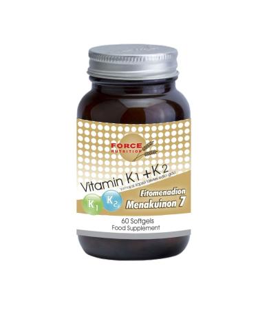 Force Nutrition Vitamin K1 & Vitamin K2 60 Capsules