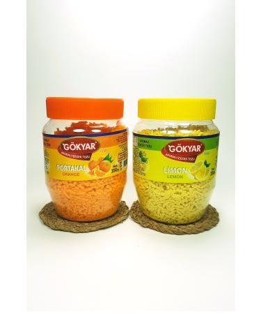 G KYAR 1 Orange + 1 Lemon Flavored Powder Drink Oralet 2x350 gr