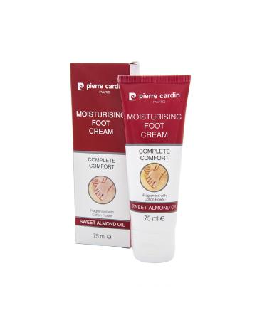 Pierre Cardin Moisturizing Foot Care Cream with Almond Oil - 75 ml - Buy Online on GoSupps.com