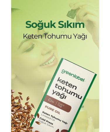 Green Label Linseed Oil Cold Pressed 0 Natural And Pure 50ml - Buy Online on GoSupps.com