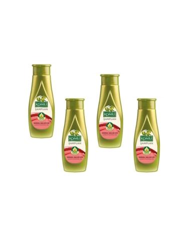 Komili 4 Pieces Olive Oil Shampoo for Normal Hair 500 ml