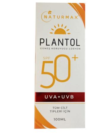 Naturmax Plantol Sunscreen Lotion SPF50 100 ml - Buy Online on GoSupps.com
