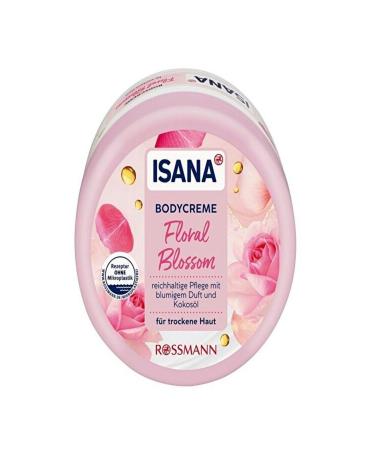 ISANA Body Cream Jar Floral Blossom 500 ml