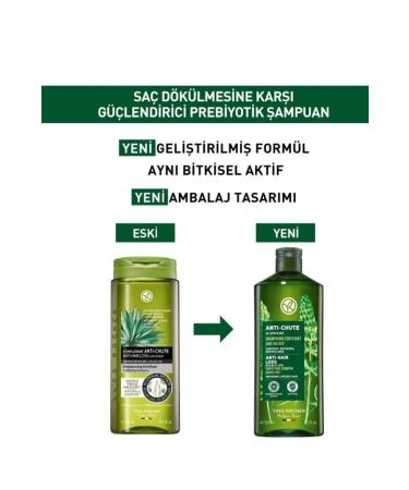 Yves Rocher Hair Growth Supporting and Hair Loss Preventing Shampoo 300 ml / Anti-Chute - Buy Online on GoSupps.com