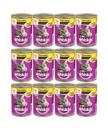 Whiskas Canned Cat Food Chicken 400 Gr X 12 Pieces