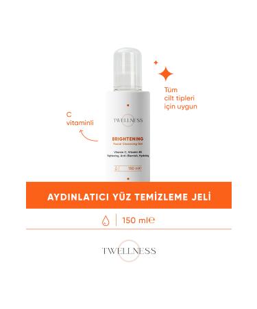 Twellness Vitamin C Brightening Facial Cleansing Gel - 150 Ml