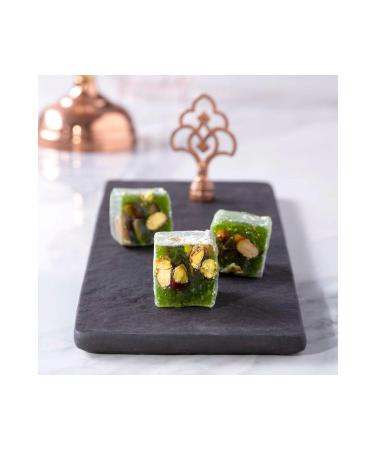 ekerci Cafer Erol Kiwi Flavored Pistachio Wick Turkish Delight 500 gr