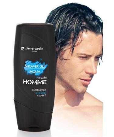 Pierre Cardin Aqua Aloe Vera and Vitamin E Ph Balanced Revitalizing Shower Gel - 300 ml - Buy Online on GoSupps.com