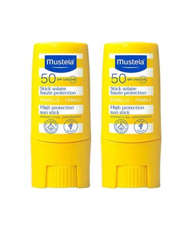 Mustela Very High Protection Sun Stick SPF50+ 9 ml 2 Pieces
