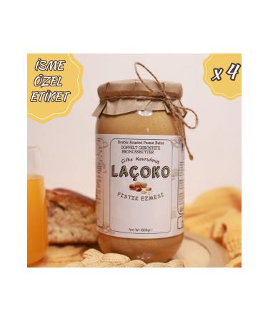 LA OKO 4 Kg Custom Sugar-free Pure Additive-free Gluten-free Vegan Natural Double Roasted Peanut Butter